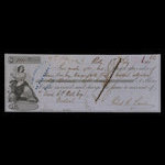 Canada, Banque de Montréal, 1,800 dollars <br /> 6 février 1863