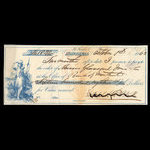 Canada, Banque de Montréal, 1,618 dollars, 20 cents <br /> 1 octobre 1863