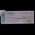 Canada, Banque du Peuple (People's Bank), 128 dollars, 31 cents <br /> 1 mai 1861