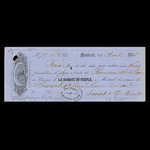 Canada, Banque du Peuple (People's Bank), 70 livres(anglaise) <br /> 25 avril 1855