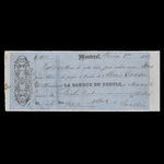 Canada, Banque du Peuple (People's Bank), 400 dollars <br /> 1 février 1859