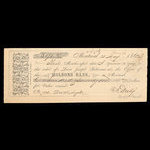 Canada, Molsons Bank, 171 dollars, 42 cents <br /> 23 mai 1862
