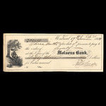 Canada, Molsons Bank, 53 dollars, 10 cents <br /> 17 juin 1864