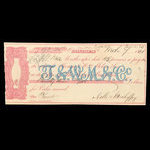 Canada, Molsons Bank, 93 dollars, 25 cents <br /> 7 mars 1861