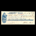 Canada, Bank of British North America, 303 dollars, 62 cents <br /> 19 mars 1861