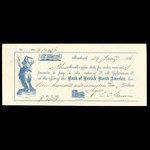 Canada, Bank of British North America, 919 dollars, 74 cents <br /> 29 janvier 1861