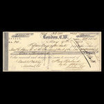 Canada, Commercial Bank of Canada, 1,000 dollars <br /> 9 mai 1863