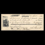 Canada, Banque d'Hochelaga, 98 dollars, 30 cents <br /> 11 août 1890