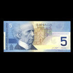 Canada, Banque du Canada, 5 dollars <br /> 2002