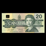 Canada, Banque du Canada, 20 dollars <br /> 1991