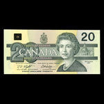 Canada, Banque du Canada, 20 dollars <br /> 1991