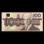 Canada, Banque du Canada, 100 dollars <br /> 1988