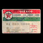 Canada, Texaco Inc., aucune dénomination <br /> mars 1959