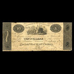 Canada, Banque de Montréal, 10 dollars <br /> 1 août 1823