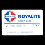 Canada, Royalite Oil Company, Limited, aucune dénomination <br /> avril 1967
