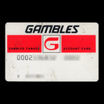 Canada, Gambles Canada Limited, aucune dénomination <br /> 1970