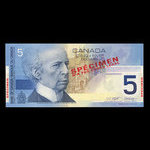 Canada, Banque du Canada, 5 dollars <br /> 2002
