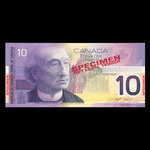 Canada, Banque du Canada, 10 dollars <br /> 2001