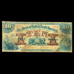 Canada, Bank of British North America, 10 dollars <br /> 3 juillet 1877