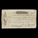 Canada, Shannan, Livingston & Cie., 10 shillings <br /> 22 novembre 1815