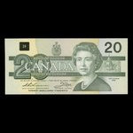 Canada, Banque du Canada, 20 dollars <br /> 1991