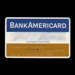 États-Unis d`Amérique, Bank of America, aucune dénomination <br /> février 1969