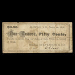 Canada, Read, Stevenson & Cie., 50 cents <br /> 1 mars 1876