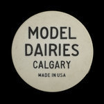 Canada, Model Dairies Limited, 1 pinte de lait 2% <br /> 12 avril 1965