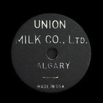 Canada, Union Milk Co. Ltd., 1 pinte de lait homogénéisé <br />