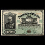 Canada, Dominion du Canada, 1,000 dollars <br /> 2 janvier 1901