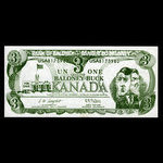 Canada, inconnu, 1 dollar <br /> 1993