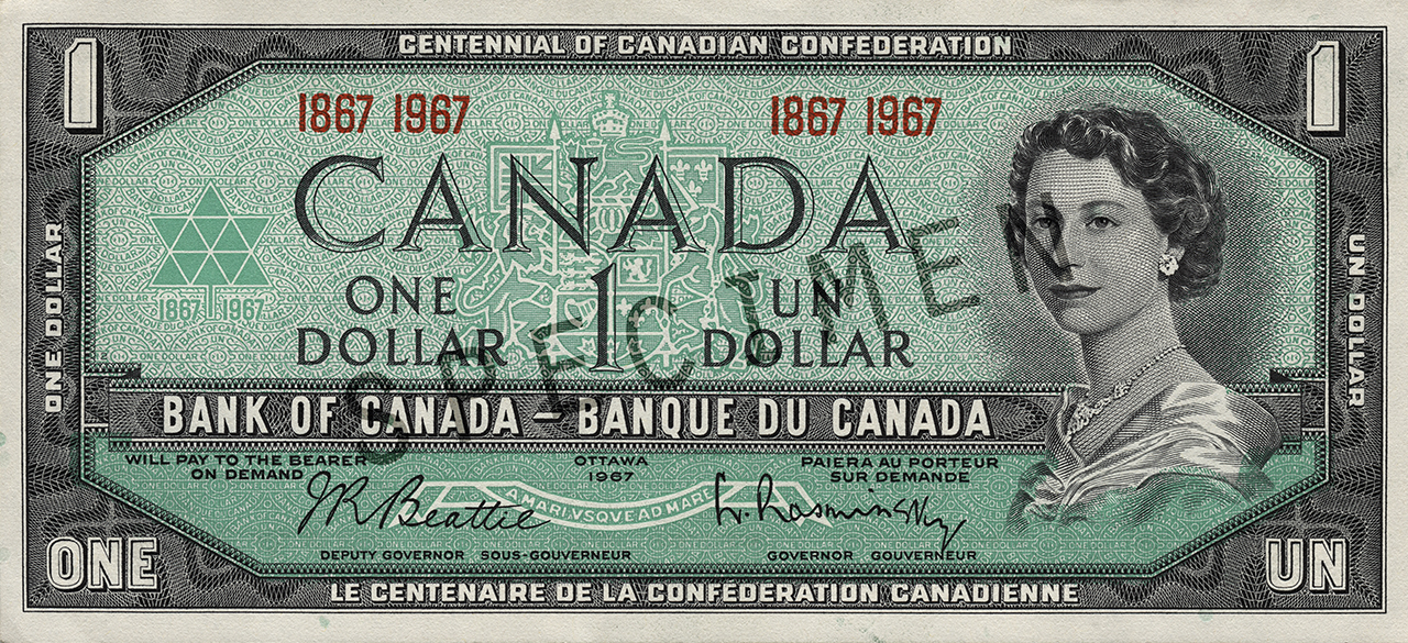 Pièce en argent fin – Série Billets de banque canadiens : Vignette du  billet canadien<br>Tirage : 8 500 (2015)