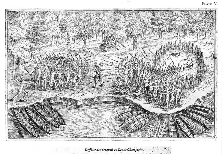 dessin d’une bataille entre tribus autochtones dessin d’une bataille entre tribus autochtones