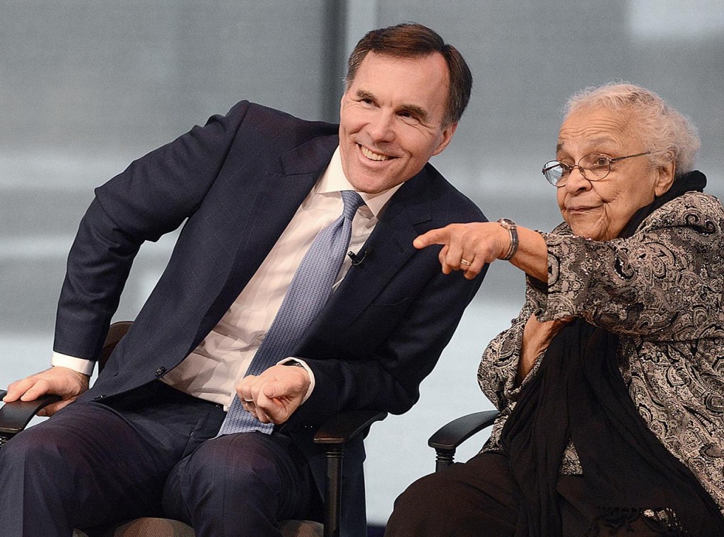 Bill Morneau et Wanda Robson