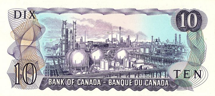 ancien billet canadien de 10 dollars