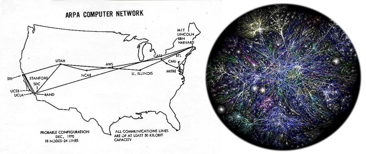 carte montrant 18 points de connexion et illustration de millions de connexions 