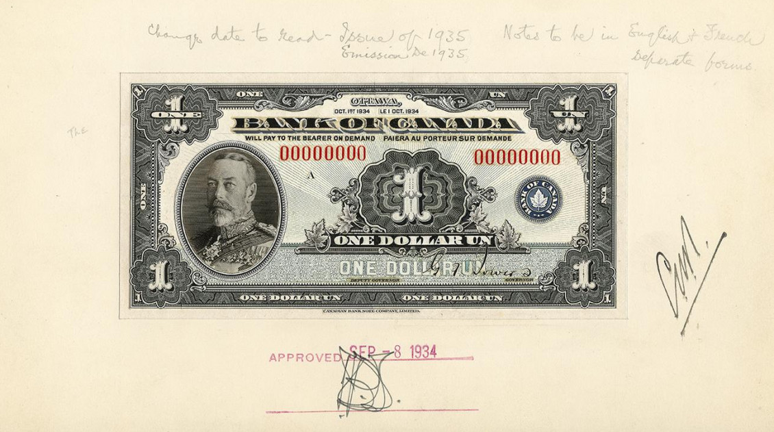 Billet de banque, prototype, dessins géométriques complexes, homme à barbe en uniforme militaire officiel.